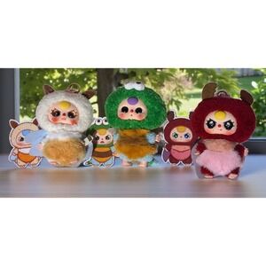 Baby Three Elf Plush Pendant Series - Insects - Confirmed - Bee - Moth - Beetle